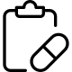 Report and chart notes from the drug list and allergies icon