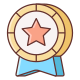 premio-externo-cervecería-flaticons-iconos-planos-de-color-lineal icon