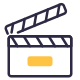 Clapperboard icon