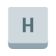 клавиша h icon