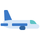 externe-flugzeug-fahrzeuge-flach-flach-saftiger-fisch icon