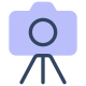 Camera on Tripod icon