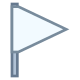 Leere Flagge icon