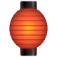 emoji de lanterna de papel vermelho icon