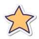 Нарисованная звезда icon