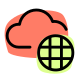 external-global-access-on-a-cloud-connected-drive-cloud-fresh-tal-revivo icon