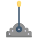 Control lever icon