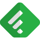 Feedly is a news aggregator application for various web browsers icon