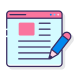 Blogging icon