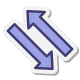 Left and Right Arrows icon