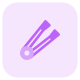 Tongs for picking up hot items layout icon