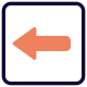 Left Arrow direction for the navigation of the traffic icon