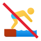 Proibido mergulhar icon