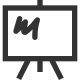 Whiteboard icon