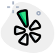 외부-yelp-is-a-business-directory-service-and-crowd-sourced-review-forum-logo-green-tal-revivo icon