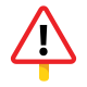 Warning sign icon