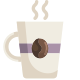 Caffè caldo icon