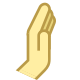 Hand Side View icon