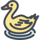 Bath duck icon