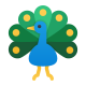 Pavo real icon