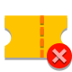 Delete Ticket icon