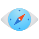 Oeil boussole icon