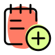 external-add-new-notes-from-personal-records-logotype-layout-work-fresh-tal-revivo icon