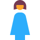 Mujer de pie icon