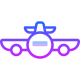 飛行機前面図 icon