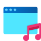 Fenêtre de musique icon