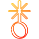 外部-アンチモンの昇華-錬金術シンボル-ベアリコン-グラデーション-ベアリコン icon