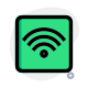 Wifi Signal for railway station and public use icon