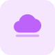 Loading bar started with cloud computing system icon