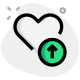 High pulse rate measurement on a digital devices icon