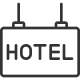 Un hôtel icon