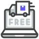 Free delivery icon