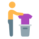 Laundry bag icon