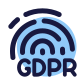 Empreinte digitale GDPR icon