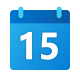 Calendar 15 icon