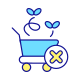 Abandoned Cart At Online Store icon