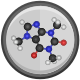 Caffeine Molecule icon