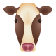 emoji faccia di mucca icon