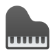 Pianoforte a coda icon