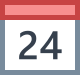 Calendário 24 icon