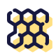 Motif hexagonal icon