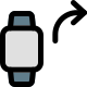 Forward message from your advance smartwatch layout icon