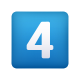 keycap-dígito-quatro-emoji icon