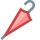 Закрытый зонтик icon
