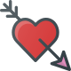 Heart with Arrow icon