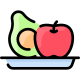 fruta-externa-saúde-vitaliy-gorbachev-lineal-color-vitaly-gorbachev icon